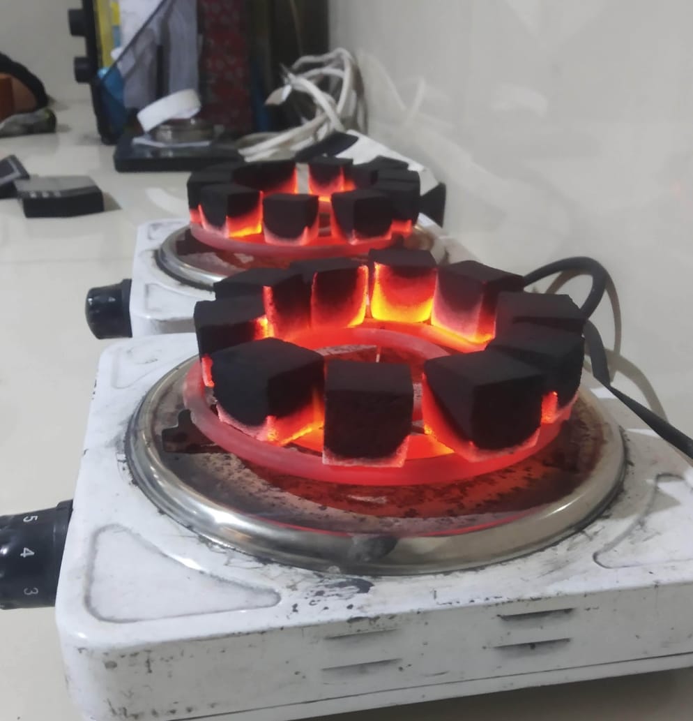 Shisha Charcoal Hexa